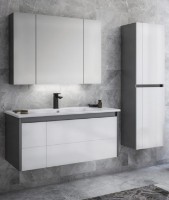 Dulap cu oglindă Orka New Likya 100 Antracite (16298) imaginea #3 — magazin online Desire.md