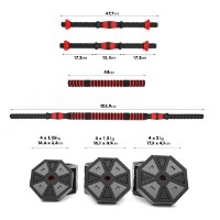 Набор штанга + гантели HMS 2in1 SGC20 фото №2 — интернет-магазин Desire.md
