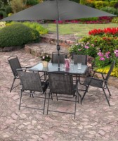 Set mobila de grădină Saska Garden Garden Set Gray