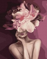 Картина по номерам Brushme Пурпурний цветок GX39230