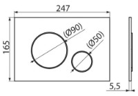 Инсталляция для подвесного унитаза Alcaplast Sadromodul AM101/1120+M91+M670 (108759) фото №3 — интернет-магазин Desire.md
