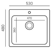 Chiuvetă de bucătărie Tornado Quartz S530 Ivory imaginea #3 — magazin online Desire.md