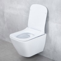 Vas WC Cersanit City Square Rimless Slim (105900) imaginea #2 — magazin online Desire.md