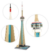 Set de construcție Wange The CN Tower of Toronto 424pcs (4215) imaginea #2 — magazin online Desire.md