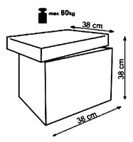 Пуф Банкетка Halmar Moly Lion фото №2 — интернет-магазин Desire.md