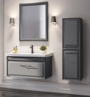 Шкаф-пенал Orka Design Anthracite (16752) фото №2 — интернет-магазин Desire.md