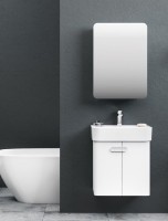 Шкаф с умывальником Orka Orbit 55 White (16582) фото №3 — интернет-магазин Desire.md