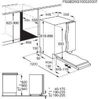 Maşină de spălat vase încorporabilă AEG FSE73527P imaginea #5 — magazin online Desire.md