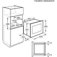 Встраиваемая микроволновая печь Electrolux EMS4253TEX фото №3 — интернет-магазин Desire.md
