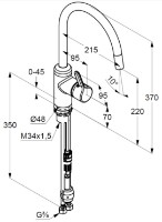 Baterie bucătărie Kludi Bingo Star SL (428513978) imaginea #2 — magazin online Desire.md