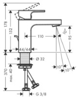 Смеситель для умывальника Hansgrohe Vernis Shape (71594670) фото №2 — интернет-магазин Desire.md