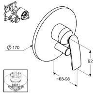 Baterie pentru cadă Kludi Balance (526500575) imaginea #2 — magazin online Desire.md