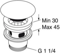 Донный клапан Villeroy&Boch Artis (68080001) фото №2 — интернет-магазин Desire.md