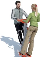 Уличный спортивный тренажер PlayPark B-22 фото №2 — интернет-магазин Desire.md