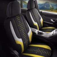 Набор чехлов на сидения Panda Kiev Negru Galben фото №2 — интернет-магазин Desire.md