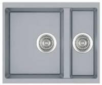 Кухонная мойка Fabiano Quadro 56x46x15 Grey Metallic фото №1 — интернет-магазин Desire.md