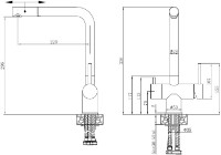 Baterie bucătărie Fabiano FKM 31.16P SS Inox imaginea #3 — magazin online Desire.md