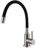 Baterie bucătărie Fabiano FKM 56 SS Flex Inox (Black) imaginea #1 — magazin online Desire.md