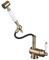 Baterie bucătărie Fabiano FKM 67P SS Brass Antique imaginea #2 — magazin online Desire.md