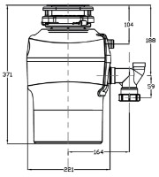 Tocătoare resturi alimentare Fabiano Maestro 500 imaginea #2 — magazin online Desire.md