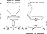 Scaun pentru copii Новый стиль Kendi GTS White SPR-07 imaginea #2 — magazin online Desire.md