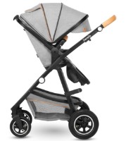 Carucior Lionelo Amber 2in1 Grey Stone imaginea #8 — magazin online Desire.md