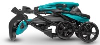 Carucior Lionelo Emma Plus Vivid Turquoise imaginea #2 — magazin online Desire.md