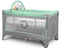 Pătuț pliabil Lionelo Flower Turquoise imaginea #8 — magazin online Desire.md