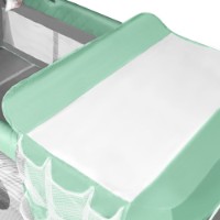 Pătuț pliabil Lionelo Flower Turquoise imaginea #4 — magazin online Desire.md