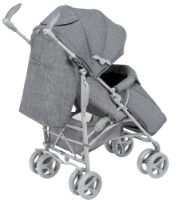 Carucior Lionelo Irma Grey/Dark Grey imaginea #5 — magazin online Desire.md