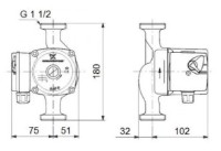 Pompă de circulație Grundfos UPS 25-40 180 imaginea #10 — magazin online Desire.md