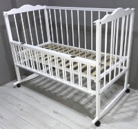 Кроватка Кузя Оленька Белый фото №2 — интернет-магазин Desire.md