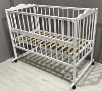 Кроватка Кузя Оленька Белый фото №3 — интернет-магазин Desire.md