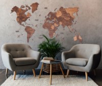 Panou decorativ UberHaus 3D Lemn Oak XL 2000x1200mm