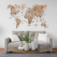 Panou decorativ UberHaus 3D Lemn Terra XL 2000x1200mm