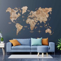 Декоративное панно UberHaus 3D Lemn Terra XL 2000x1200mm фото №4 — интернет-магазин Desire.md