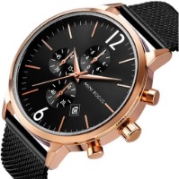 Наручные часы Megir MF0185G Black/Gold фото №2 — интернет-магазин Desire.md