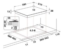 Газовая панель Whirlpool TGML 661 IX фото №2 — интернет-магазин Desire.md