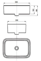 Lavoar Roca Mila (A32787J000) imaginea #2 — magazin online Desire.md