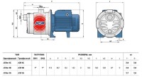Pompă centrifugală Pedrollo JCRm/1B-N imaginea #2 — magazin online Desire.md