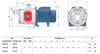 Центробежный насос Pedrollo JCRm/1B-N