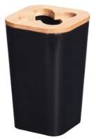 Pahar pentru periuțe de dinți Bathroom Solutions Black (46059)