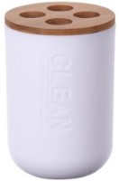 Pahar pentru periuțe de dinți Bathroom Solutions White (42746)