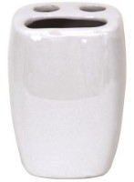 Стакан для зубных щёток MSV White (40513)