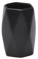 Pahar pentru periuțe de dinți Tendance Rhombus Black (47154)