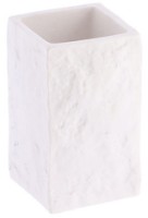 Pahar pentru periuțe de dinți Tendance White Stone (47141)