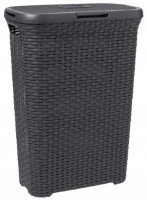 Coș de rufe Curver Natural Style 40L Graphit (193013) imaginea #1 — magazin online Desire.md