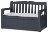 Bancă grădină Keter Eden Garden Bench 265L Graphite/Gray (250076)