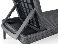 Шезлонг Keter Jaipur Sun Lounger Graphite (235162) фото №3 — интернет-магазин Desire.md