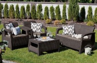 Set mobila de grădină Keter Corfu Set Brown/Beige (223201) imaginea #2 — magazin online Desire.md